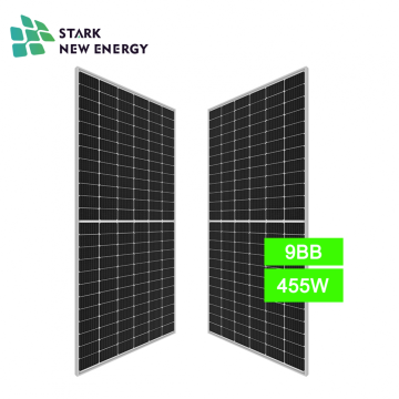 455w half cut solar panel with best quality