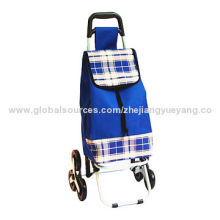 Climbing stairs trolley shopper