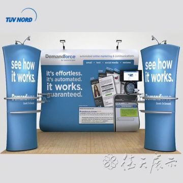 fabric roll display stands fabric display trade show exhibition booth