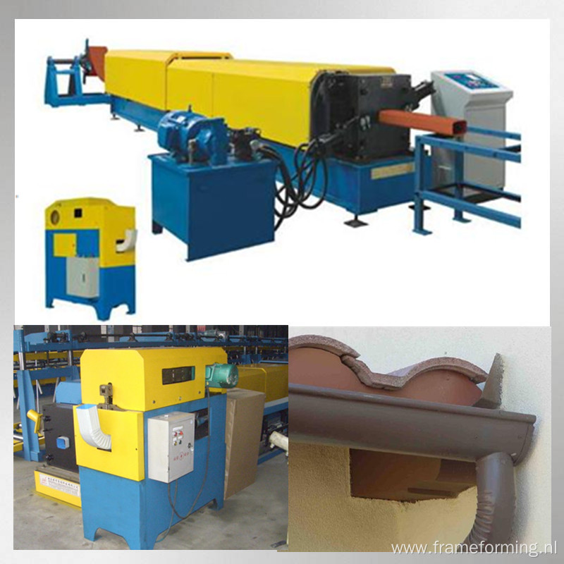 color steel rain pipe roll forming machine