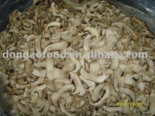 Dehydrated mushroom slices