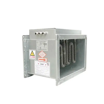BRIGHT High Temperature Finned Tubular Rectangular Duct Heater with Blower