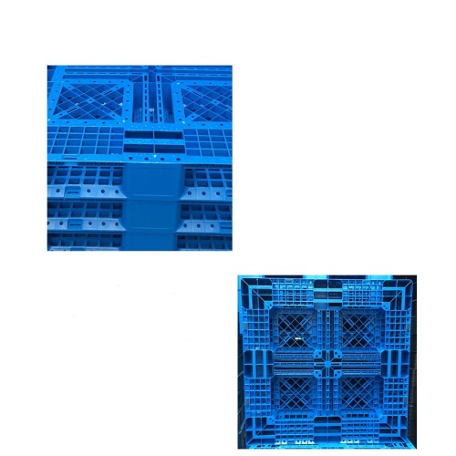 Six runners bottom support plastic pallet mould