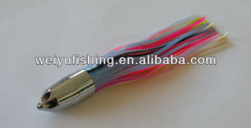 tuna lure bullet trolling lure jet head metal sport fishing lure