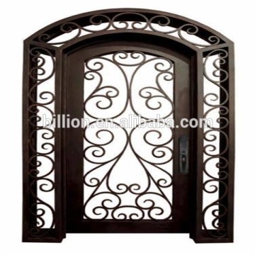 custom design iron front door