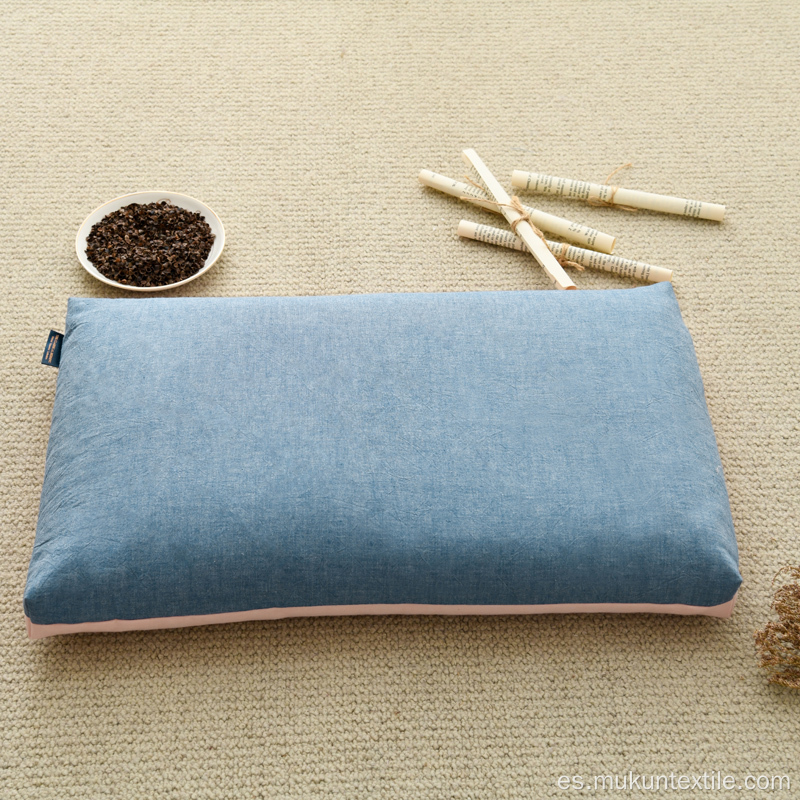 Cojín de almohada de meditación personalizada tapizada con alforfón
