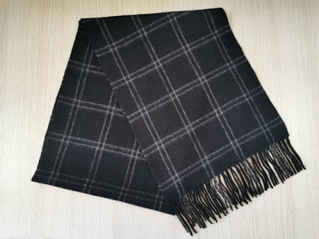Excellent natural fabric lambswool scarf for men