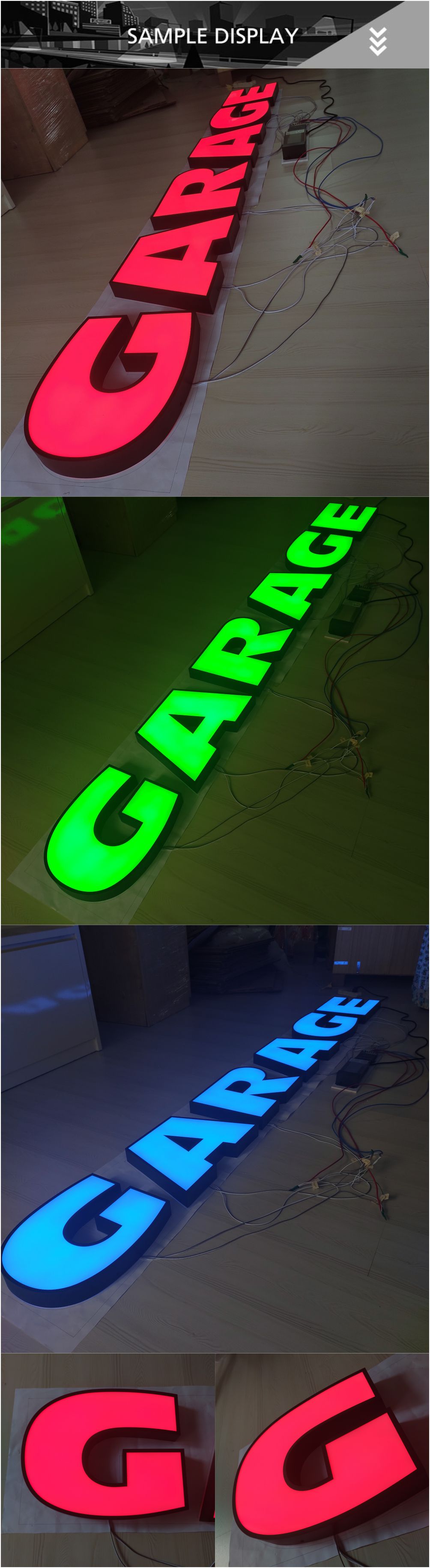 DINGYISIGN High Quality Led Advertising Letter Signage Rgb 3D Electronic Channel Letter Signs Custom