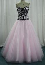 Custom Fashion Ball Gown Floor Length Sweetheart Masquerade Prom Dresses