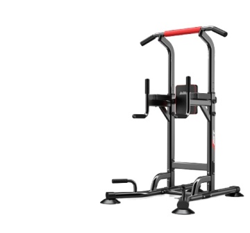 Wide bar fitness equipment pull-up bar power tower