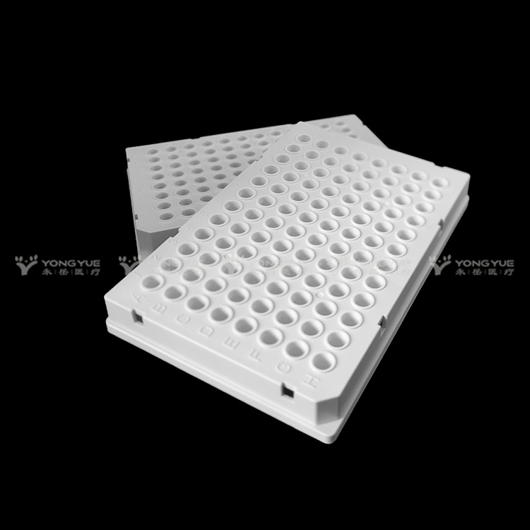 0 1ml 96 Well Pcr Plate Full Skirt White Frame White Tube