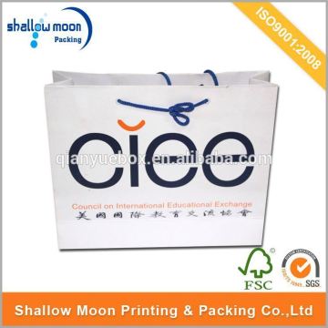 Printed logo paper bag with logo print