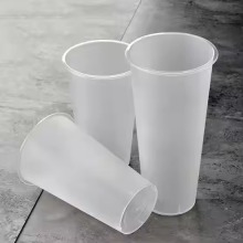 Fruit Milk PP Plastic Injection Boba Cups lids