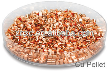 Pue Cu pellet 99.995 Undoped Cu coating materials