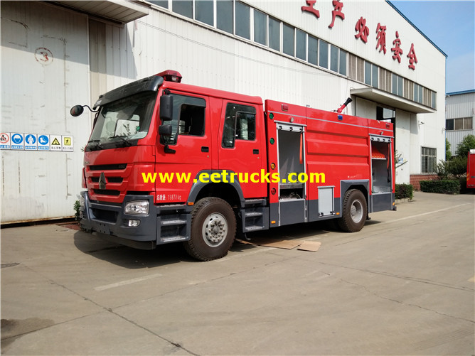 8 CBM Water Foam Steyr Fire Trucks