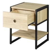 Modern Metal Bedside Cabinet: A Stylish and Functional Night Stand for Your Bedroom