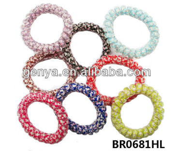 Spiral Bracelet/plastic spiral band/ Phone line bracelet