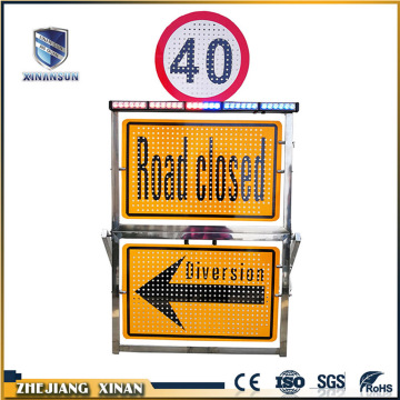electronic led message outdoor traffic warning board