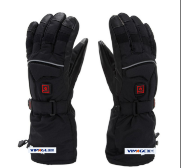 Heated motorcycle and ski gloves