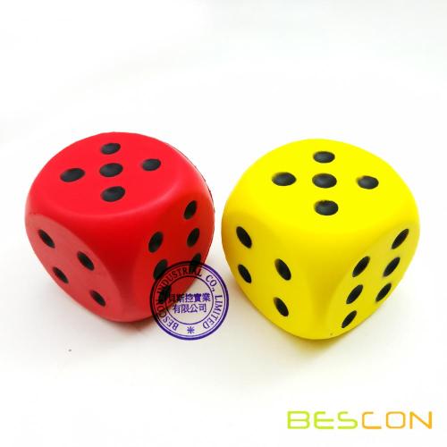 Jumbo Soft Foam Dice 60MM (6CM)