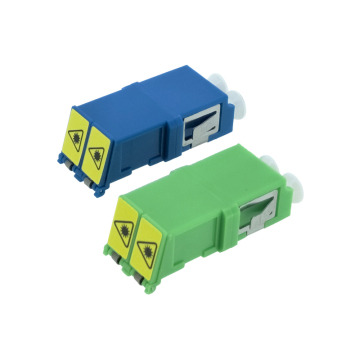 Fiber Adapter LC-LC Duplex with shutter