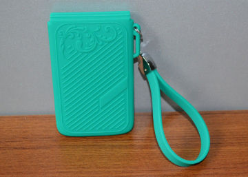 Eco - Friendly Silicone Coin Purse Key Holder / Business Card Holder
