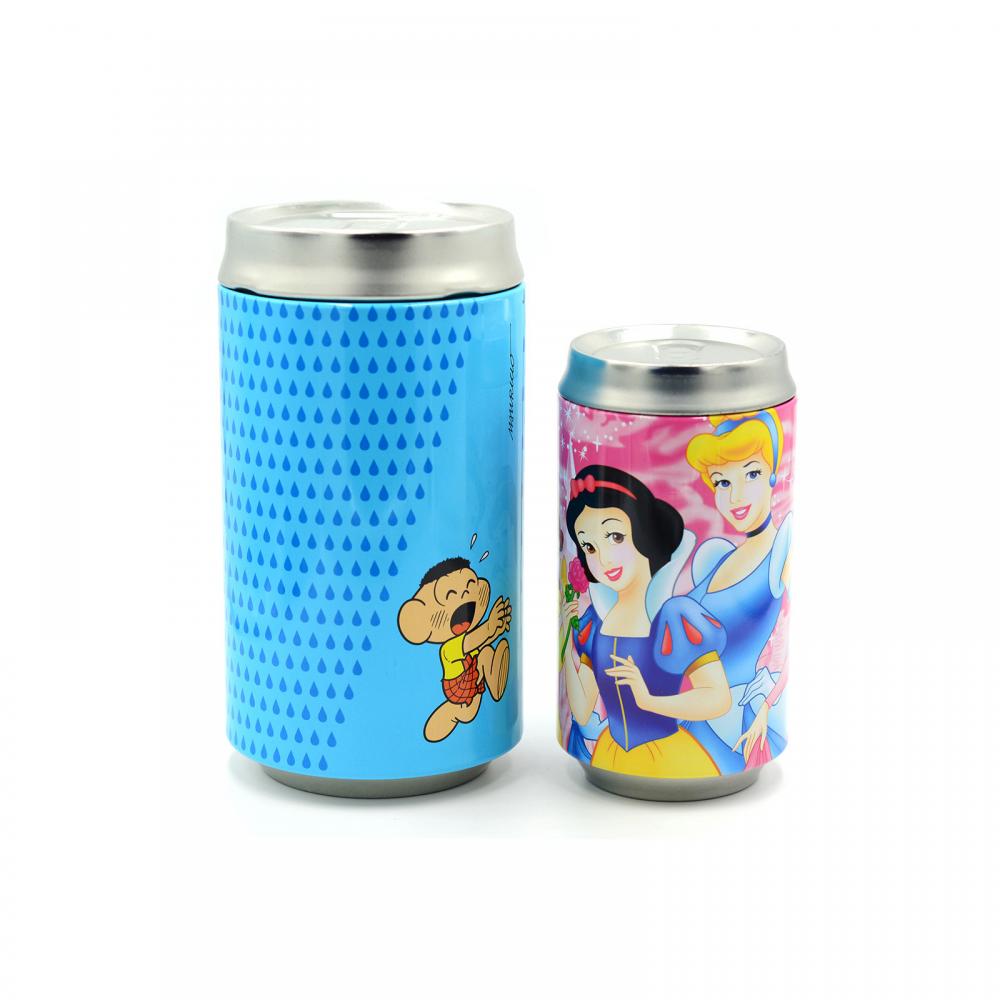 Round Cola Shaped Coin Container Tin Box