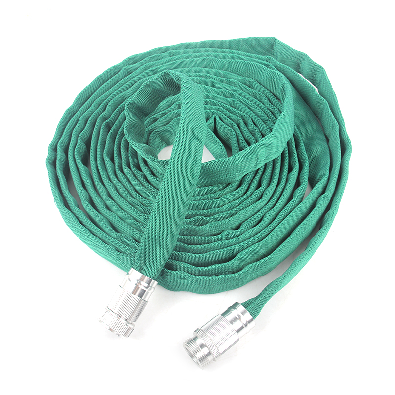 Roll flat garden hose