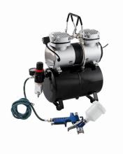PLEC4104TH 1/4HP mini air compressor with HVLP spray gun