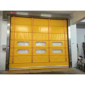 ПВХ Fast Door Puerta Reclollable de alta Velocidad