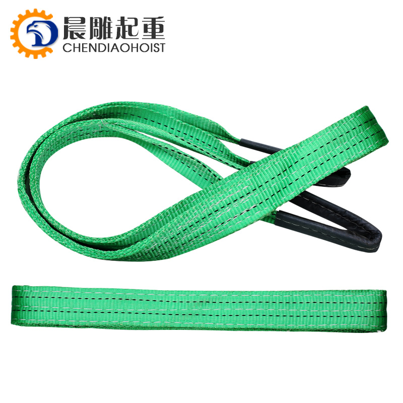 1T  5T 12T 20T Color Code Polyester Duplex Lifting Webbing Belt Webbing Sling