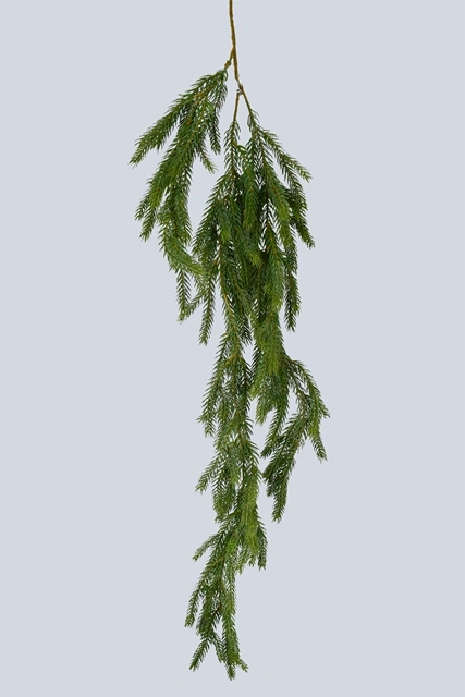 Plastic PE Spruce Fir Hanging Artificial Plant for Christmas Decoration (33611)