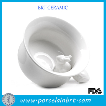 Custom hidden animal ceramic mug