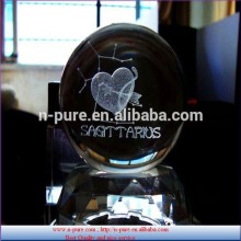 Home Decoration cheap crystal ball,3d laser engrave crystal ball for souvenir gift
