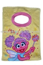 100% cotton reactive printed baby bib