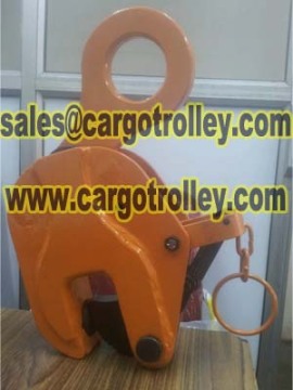 Vertical lifting clamps price list