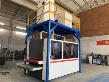 Automatic flat sheet metal chamfering machine