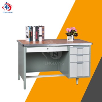 Steel office desk with locking drawers / office desk specifications / metal furniture executive office table used computer desk