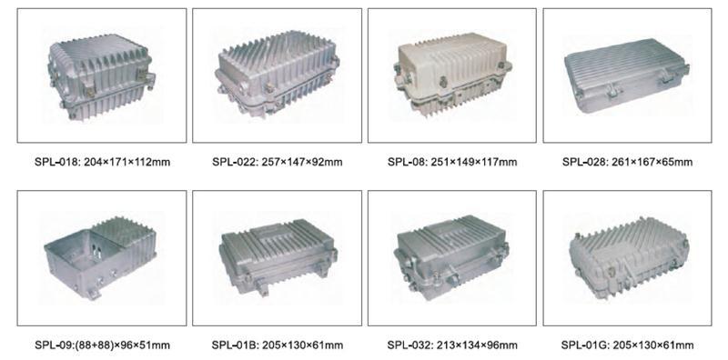 SAIP/SAIPWELL 260*166*60mm High Heat Dissipation Silver Aluminum Extrusion Enclosure Electronics