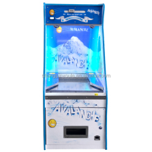 Coin Operated Games Arcade Silver Falls Coin Pusher Machine with Bill Changer
