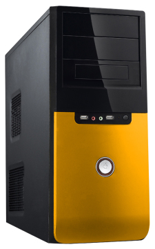 Colorful ATX Case for Computer-Orange