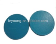 Custom Size Leather Coated Coffee Cup Mats Round Mats
