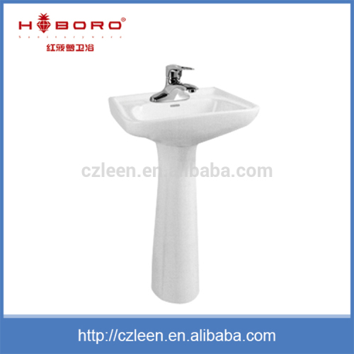 Custom cheap natural ceramic outdoor sink wash basin with stand