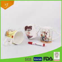 Color Pen Mug,Ceramic Pen Mug