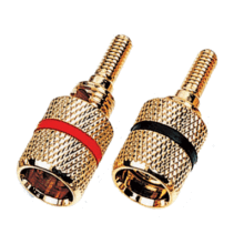 Nickel Plated Golden Loudspeaker Binding Post (307)