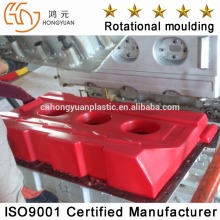 Rotational moulding plastic traffic barrier mould customs plastic traffic barrier