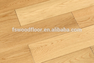 Prefinished white oak solid wood flooring
