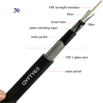 directly burial GYFTY63 fiber optic cable