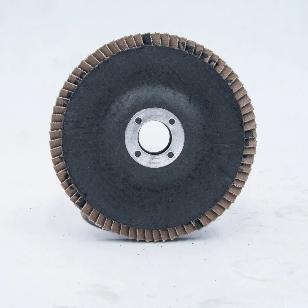 100*15mm Fiberglass Backing Flap Disc for Japaness Market Aluminium Oxide Abraisve