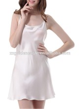 Classic Pure Silk Sleep Nightgowns Sexy Real Silk girl Dresses